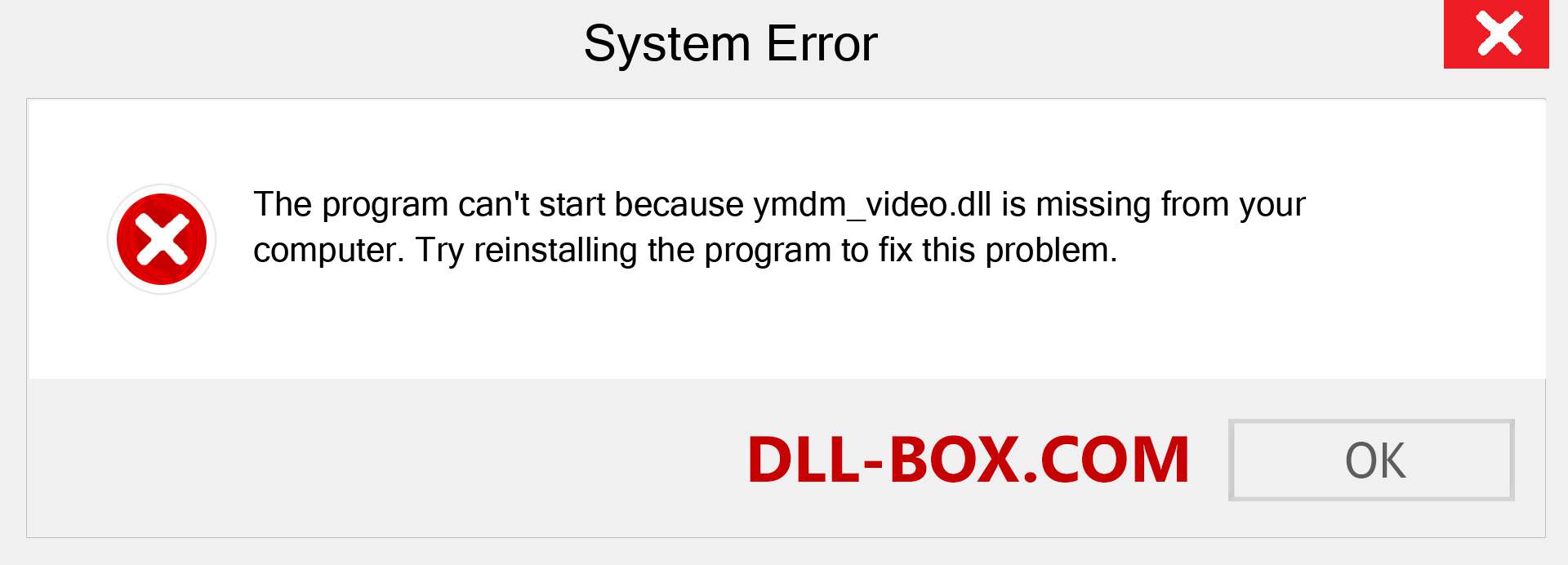  ymdm_video.dll file is missing?. Download for Windows 7, 8, 10 - Fix  ymdm_video dll Missing Error on Windows, photos, images